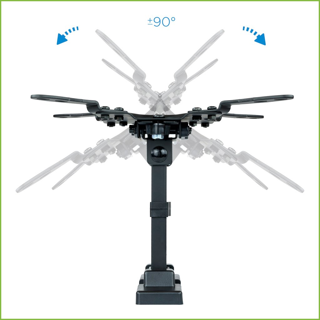 Soporte Pared Monitores 13"- 42" hasta 20Kg Inclinación +5°/-12° - Imagen 8