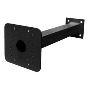 GlobalSoporte de 350mm para instalación de camara bullet en báculo de 3.5 o 4.5m de color negro