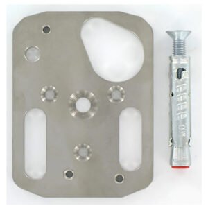 HONEYWELLPlaca de montaje para detectores sísmicos SC100 Y SC105. Incluye taco metálico de fijación