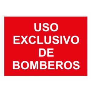 IMPLASERAdhesivo para BIES uso exclusivo de bomberos 21x15cm
