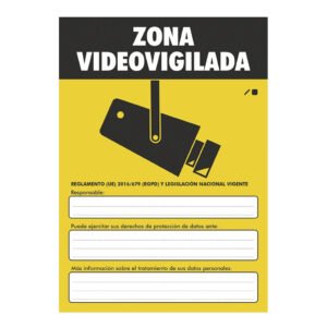 IMPLASERPlaca para RGPD en PVC Genérica ESP Tamaño A4