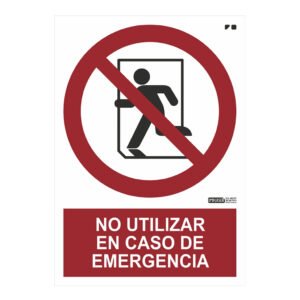 IMPLASERSeñal No utilizar en caso de emergencia 29