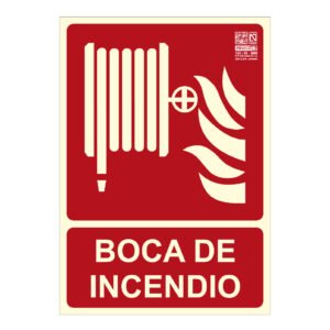 IMPLASERSeñal boca de incendio 21x15cm