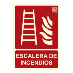 IMPLASERSeñal escalera de incendios 29