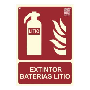 IMPLASERSeñal extintor baterías litio 29