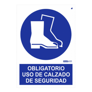 IMPLASERSeñal obligatorio uso de calzado de seguridad 29