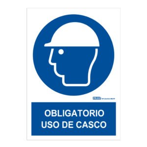IMPLASERSeñal obligatorio uso de casco 29