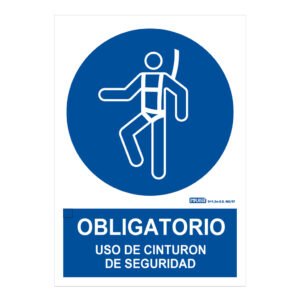 IMPLASERSeñal obligatorio uso de cinturon de seguridad 29
