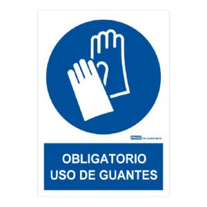 IMPLASERSeñal obligatorio uso de guantes 29