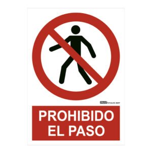 IMPLASERSeñal prohibido el paso 29