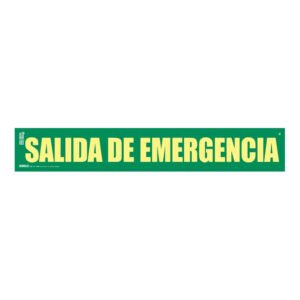 IMPLASERSeñal salida de emergencia Clase A 65x10