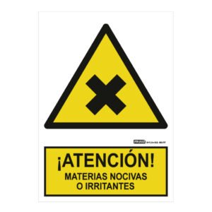 IMPLASERSeñal ¡ATENCIÓN! materias nocivas o irritantes 29