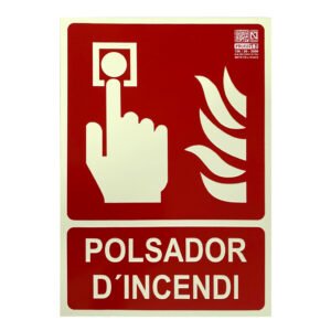 IMPLASERSenyal polsador d'incendi en català 29