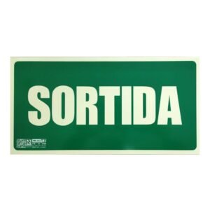 IMPLASERSenyal sortida 32x16cm