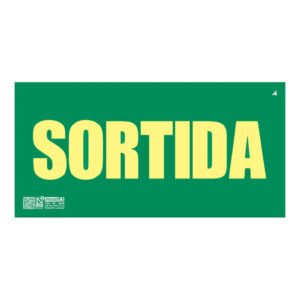 IMPLASERSenyal sortida en català Clase A 32x16cm