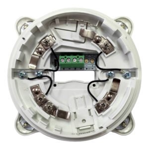 INIMBase blanca para detector con indicador óptico/acústico convencional a bajo consumo