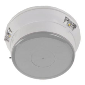 INIMBase de sirena+LED blanco VAD vía radio bidireccional serie FireVibes. Color blanco