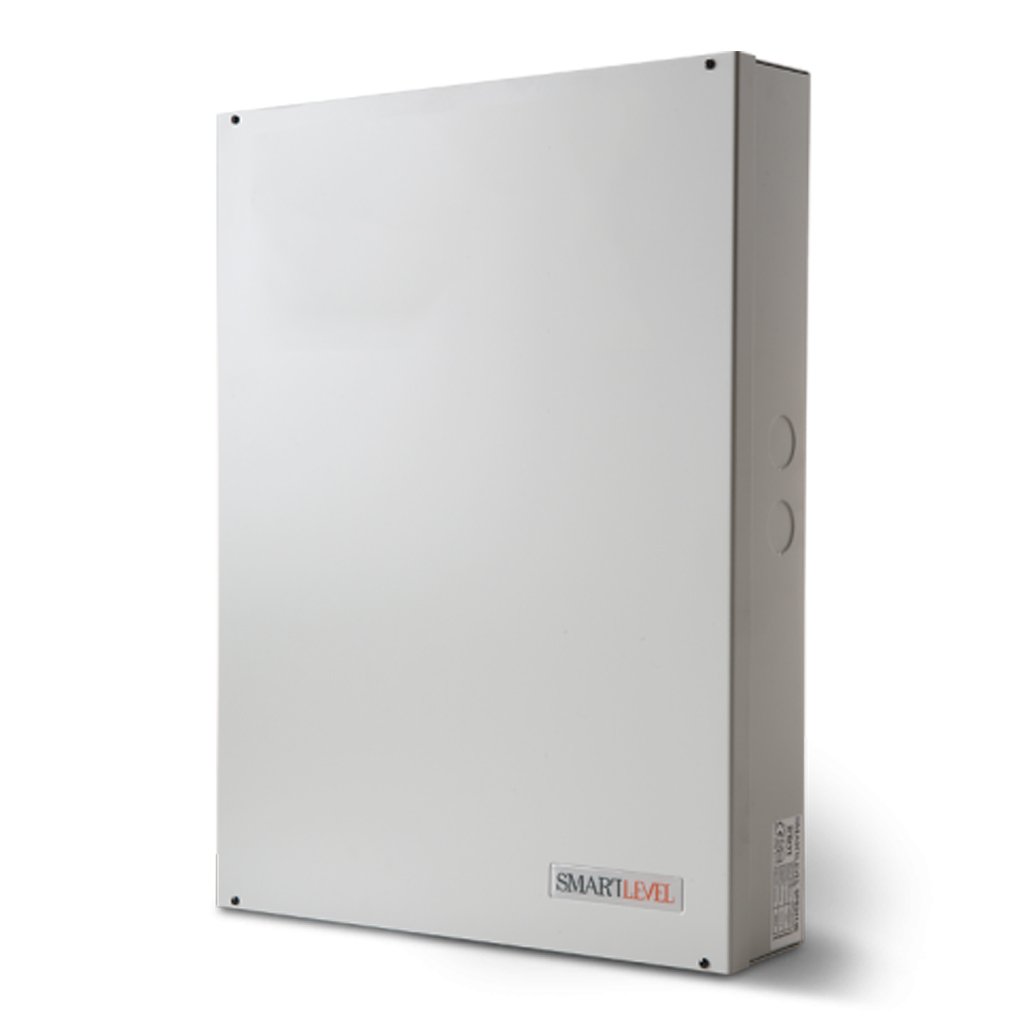 INIMCaja metálica grande para albergar fuentes IPS 24060 / IPS 24160 y 2 baterías de 12V/17 Ah