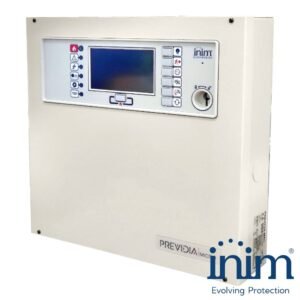 INIMCentral convencional Previdia Micro. Indicadores LED. Con canal de extinción. Caja Pequeña. Color Gris