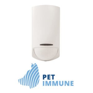 INIMDetector Doble Tecnología Vía Radio 8m. Antimasking y Antimascotas hasta 25kg. Pila CR17450 inc. Grado 2