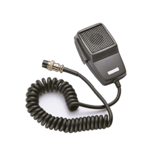 INIMMicrófono PTT para el uso en el panel frontal o con las bases de micrófono. Conector XLR 90°