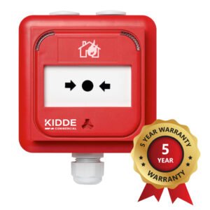 KIDDE COMMERCIALPulsador analogico inteligente. Serie Excellence. IP67. Color Rojo