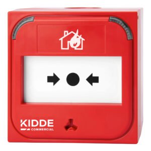 KIDDE COMMERCIALPulsador manual inteligente convencional para montaje empotrado - 100 Ω. Color rojo