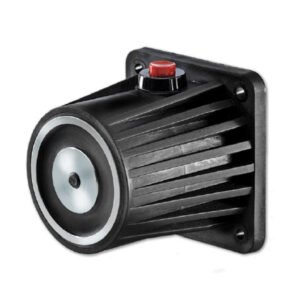 KIDDE COMMERCIALRetenedor electromagnético de 400N para montaje en pared. Incluye placa retención con rótula
