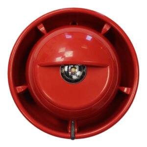 KIDDE COMMERCIALSirena SmartCell Roja y Flash de Pared (VAD Blanco)