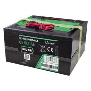 MASTER BATTERYBatería de Zinc-Aire 6V-960Ah. Triple conector