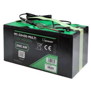 MASTER BATTERYBatería de Zinc-Aire 7.5V-400Ah. Triple conector DC: Jack