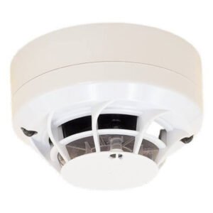 MORLEYDetector analógico óptico-térmico-llama de humos con aislador. Color blanco