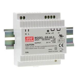 Mean WellFuente Alimentación Conmutada para Carril DIN 54W 12VDC 4.5A