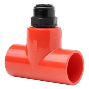 NOTIFIERDHA Bifurcación en "T" Ø25mm con adaptador de tubo capilar Ø10mm. Pack 10u