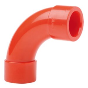 NOTIFIERDHA Curva radio largo 90º de 25mm. Pack 10 u