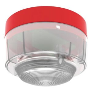 NOTIFIERFlash con base estándar de color rojo EN54/23