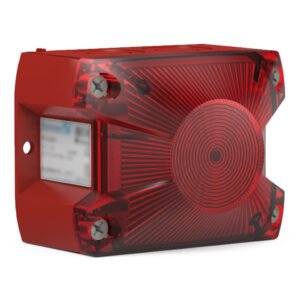 NOTIFIERFlash cúbico con lente roja