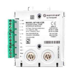 NOTIFIERMódulo monitor direccionable con 1 circuito de entrada supervisado con resistencia