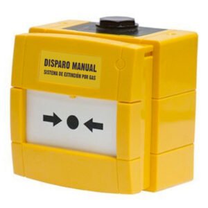 NOTIFIERPulsador KAC Disparo de Extinción EN-12094-3. IP65. Color Amarillo