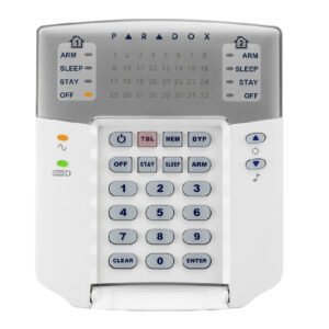 PARADOXTeclado PARADOX LED K32+ cableado. Grado 2