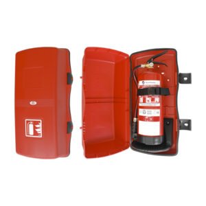 SIEXArmario modelo P-6 color rojo para extintor 6Kg