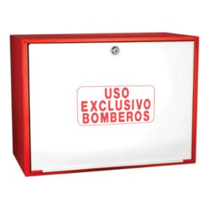 SIEXCofre de superficie IPF-41 rojo / Puerta ciega blanca