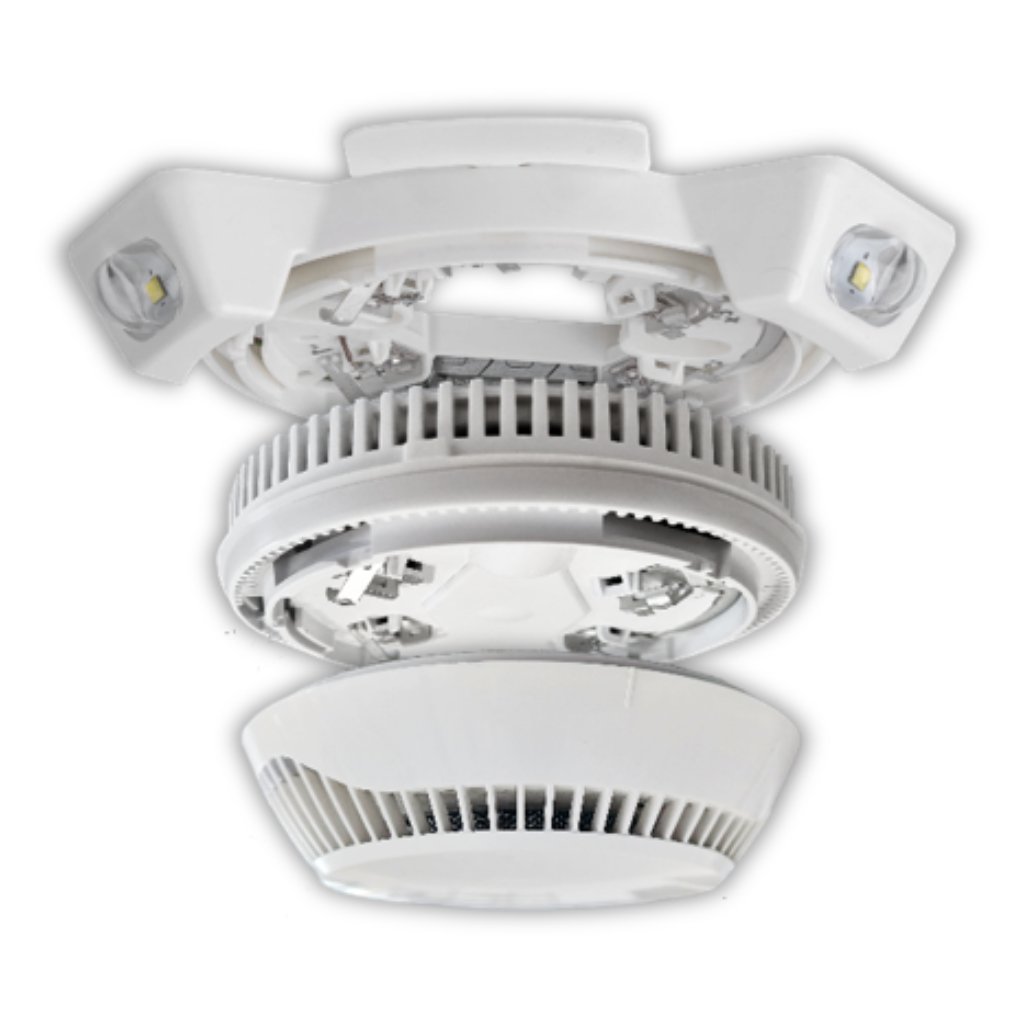 Base analogica con sirena y aislador. Requiere base standard no incluida. Certificado EN54-3/-17 - Imagen 2