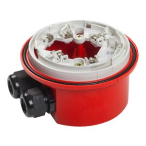 TELETEKBase profunda SensoIRIS WSB IP65 compatible con sirenas de pared SensoIRIS. Certificado EN60529