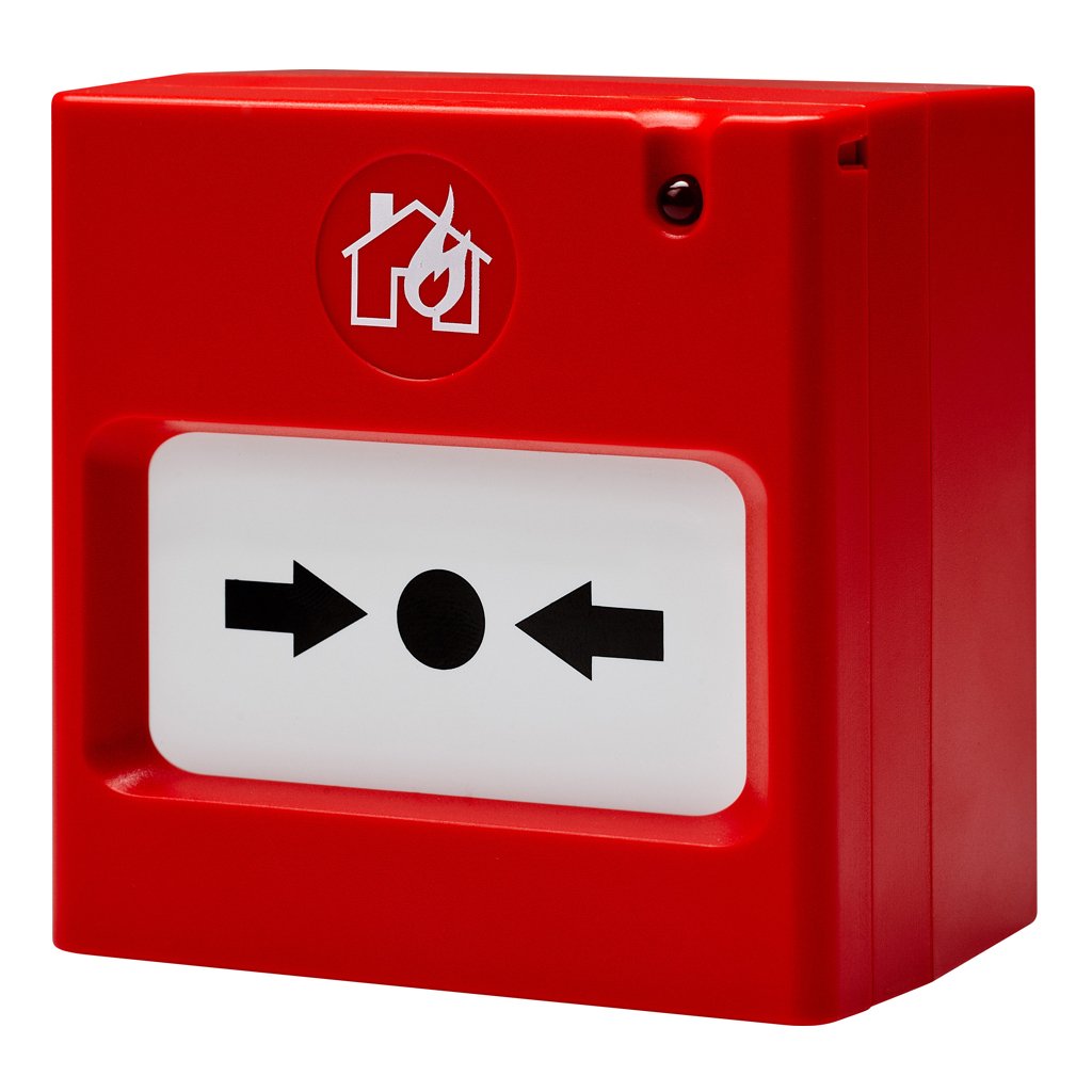 TELETEKPulsador analógico rearmable con aislador. Incluye llave rearme