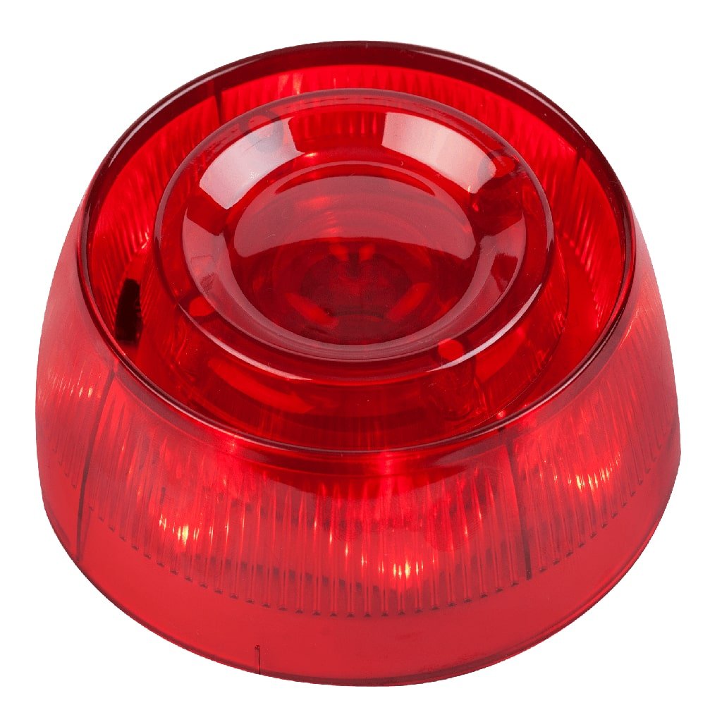 TELETEKSirena con flash. Color rojo. Requiere base standard no incluida