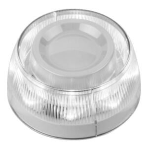 TELETEKSirena con flash y aislador. Requiere base standard no incluida. Certificado EN54-3/-23