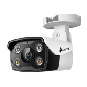 TP-LinkBullet IP VIGI 4MP H265+ DWDR IR30m 2.8mm IP67 ONVIF SD Mic PoE