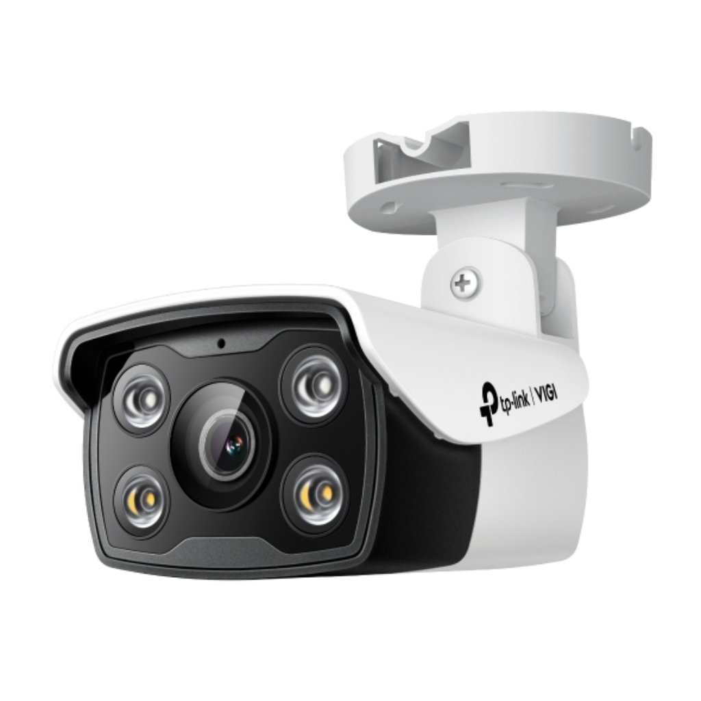 TP-LinkBullet IP VIGI 4MP H265+ DWDR IR30m 2.8mm IP67 ONVIF SD Mic PoE