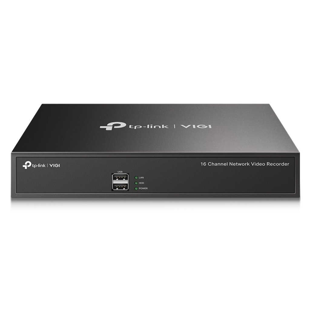 TP-LinkNVR VIGI 16ch 80Mbps H265+ 4K HDMI 12Vdc 1HDD